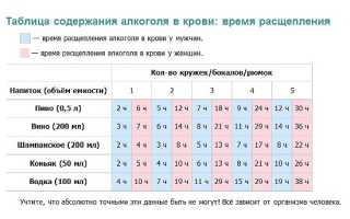 Алкоголь в крови: сколько держится у мужчин и как быстро выводится